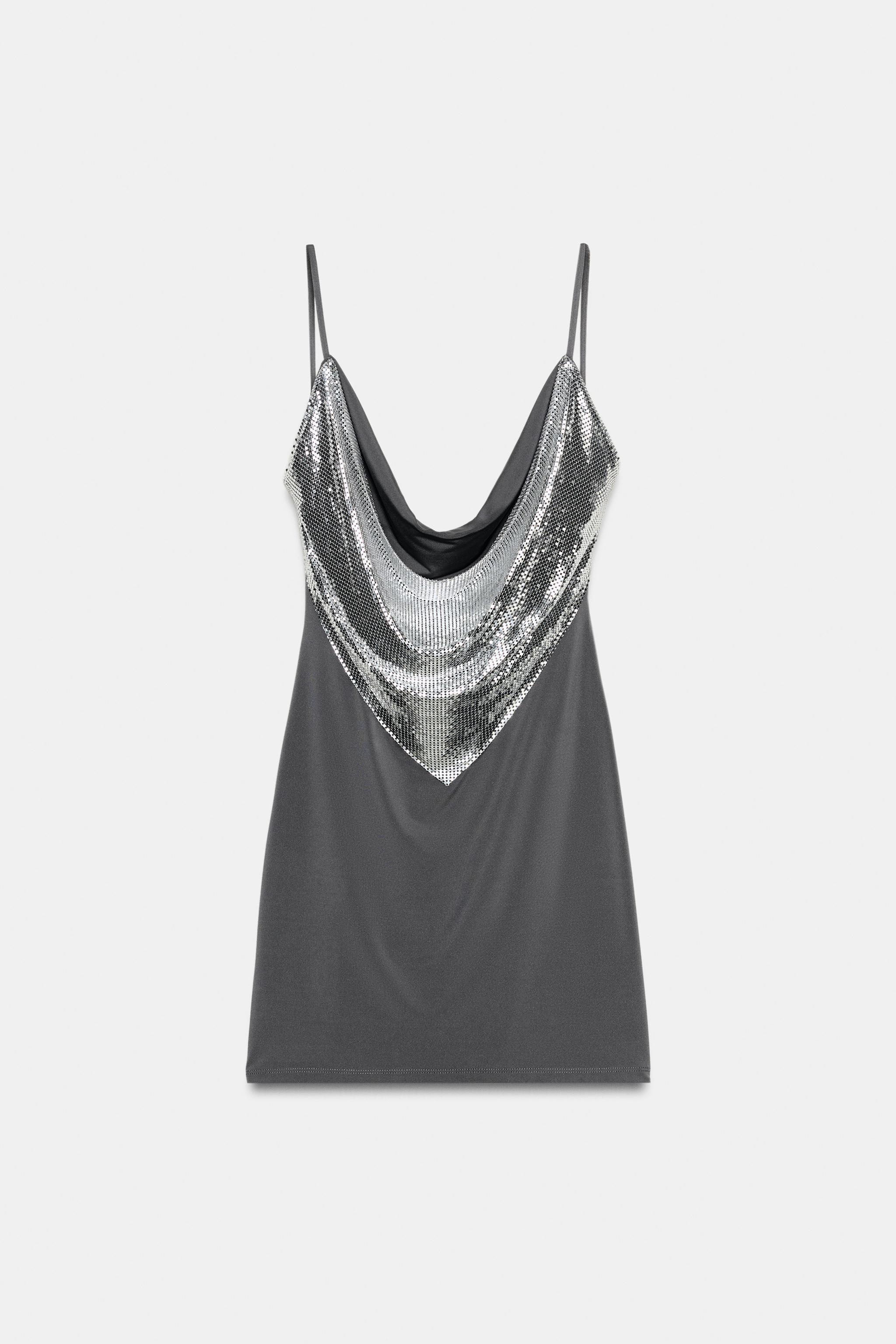 ROBE COURTE BIMATIÈRE EN MAILLE